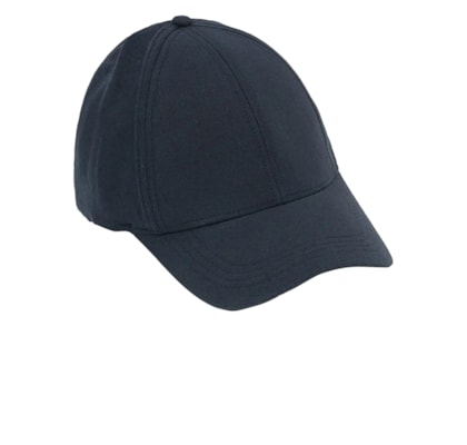 Boné Em Linho e Algodão - Azul