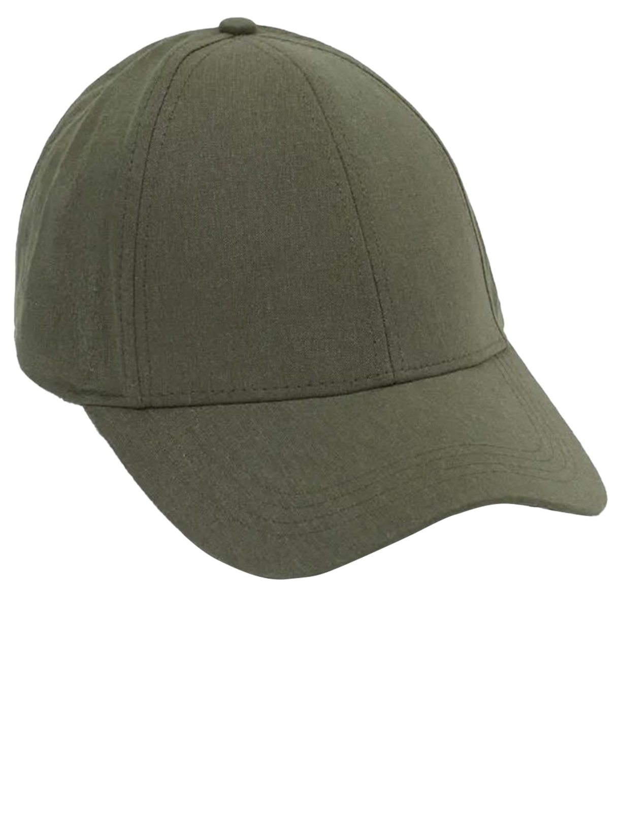 Boné Em Linho e Algodão - Verde