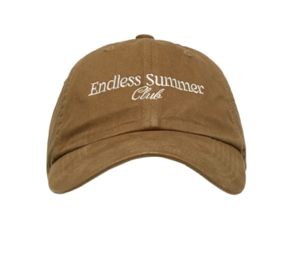 Boné Feminino 6 Gomos Tinturado Liso Julia P - Marrom