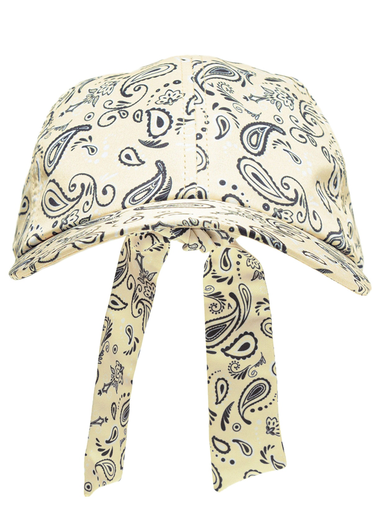 Boné Feminino Aces Bon Tecido Paisley - Amarelo