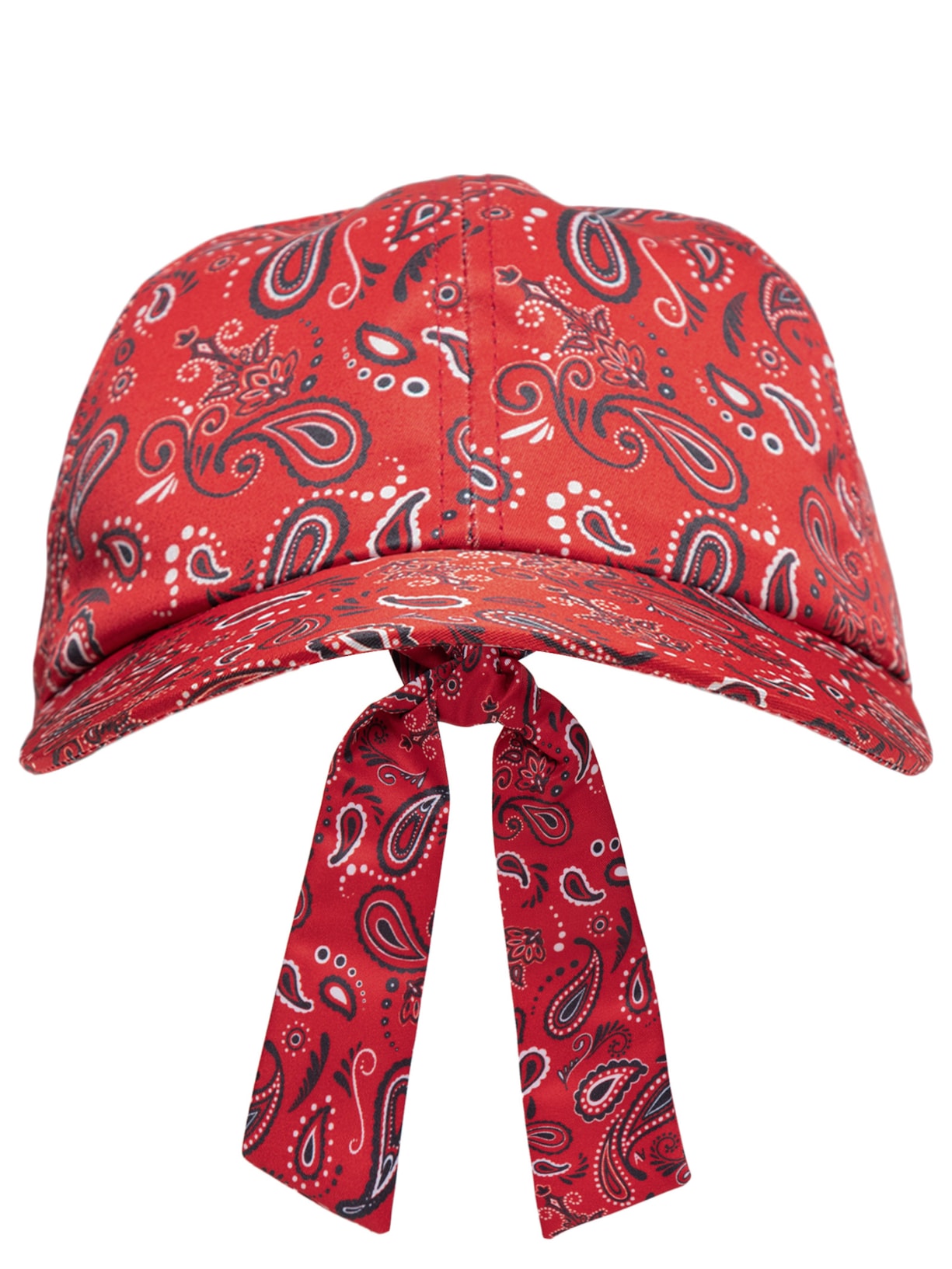 Boné Feminino Aces Bon Tecido Paisley - Vermelho