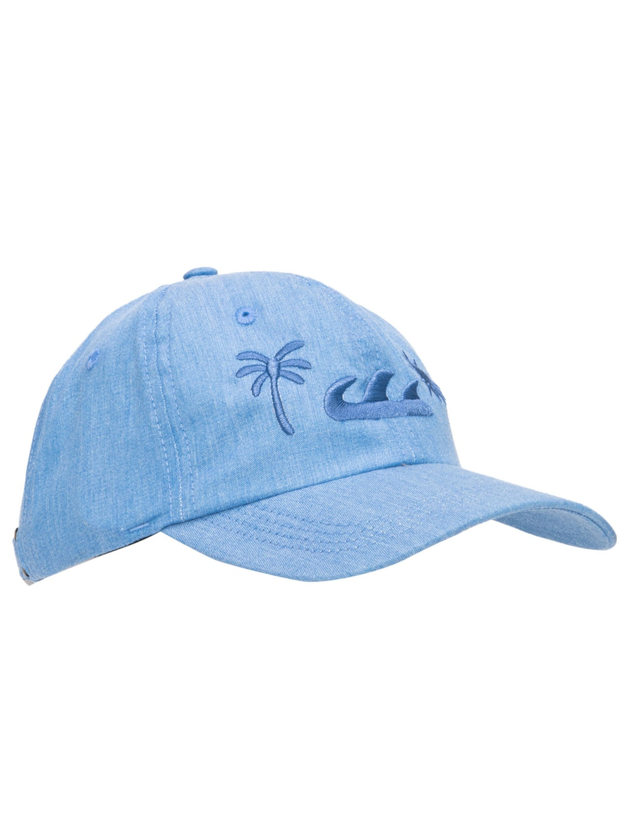 Boné Feminino Bordado Azul Triya