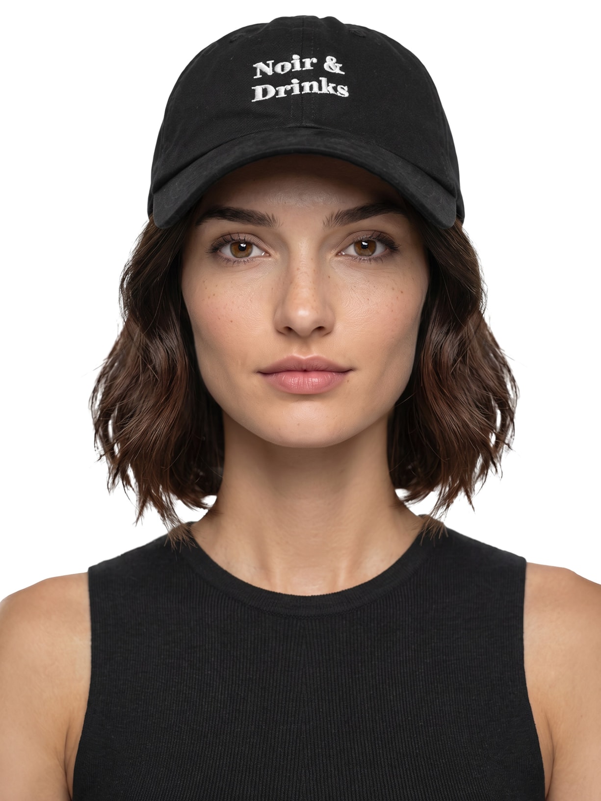 Boné Feminino Bordado Preto '2Essential