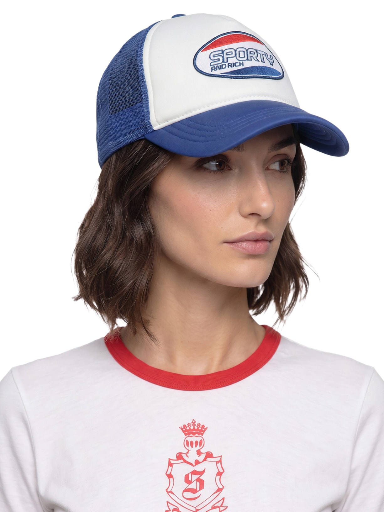 Boné Feminino Britney Trucker Azul Sporty & Rich