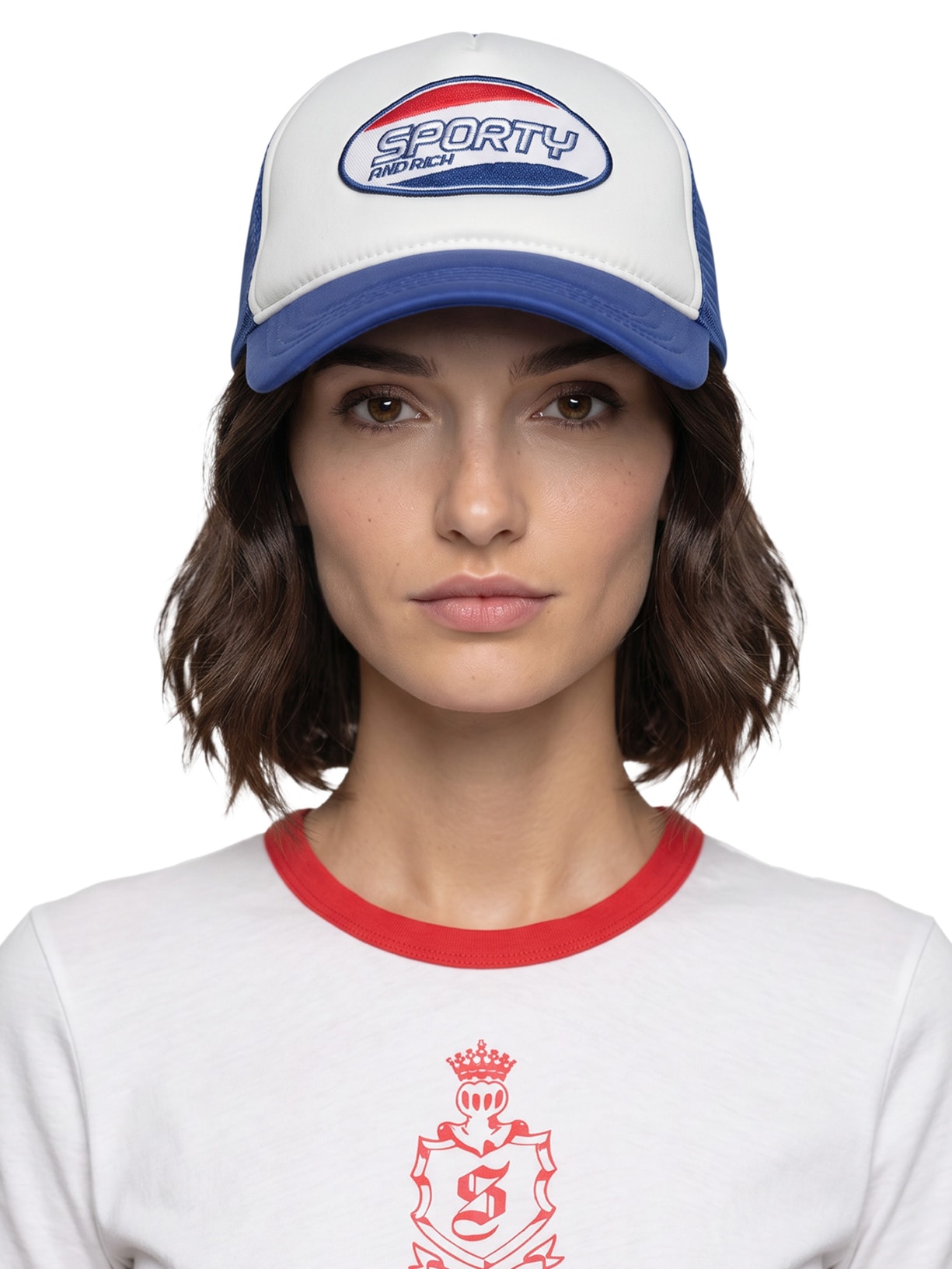 Boné Feminino Britney Trucker Azul Sporty & Rich