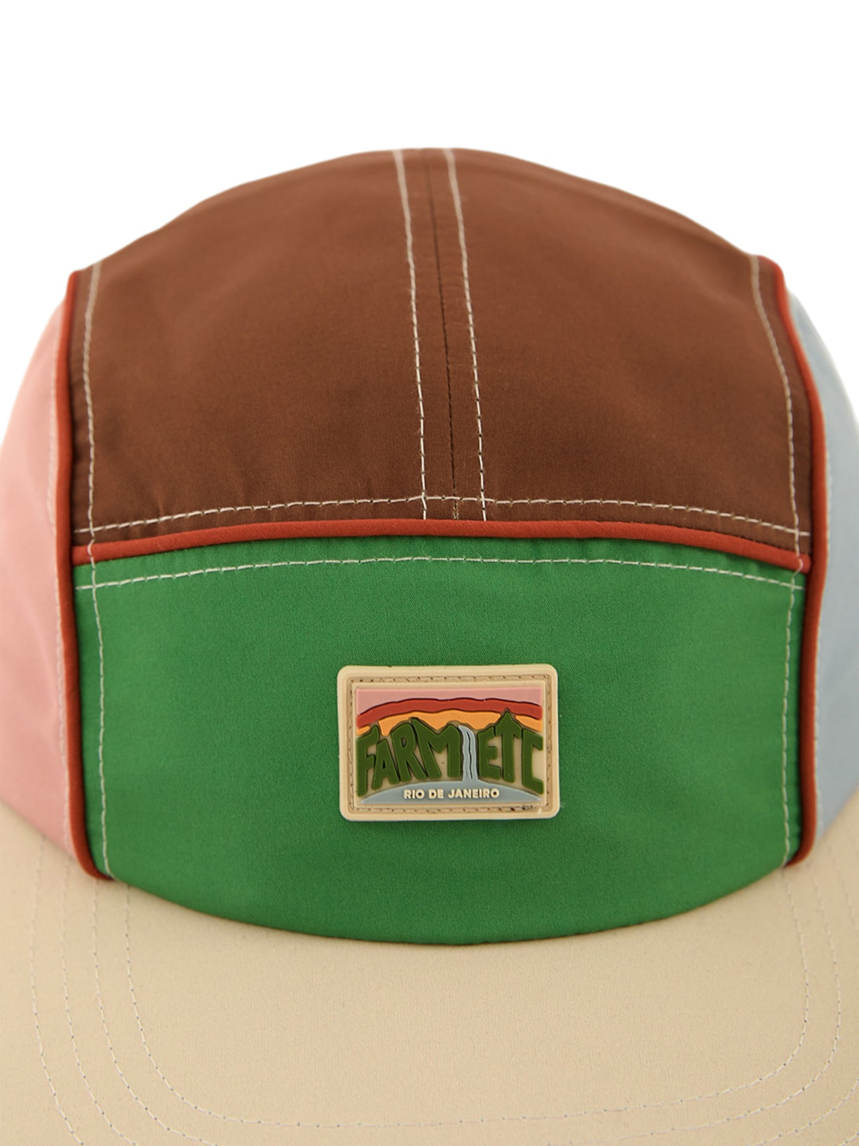 Boné Feminino Coisa Nossa Colorblock Esporte Marrom Farm Etc