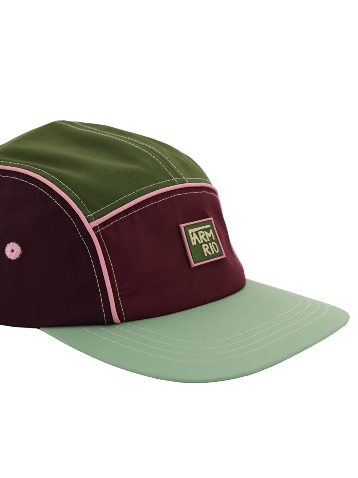 Bonê Feminino Coisa Nossa Colorblocking Camping Verde Farm Etc