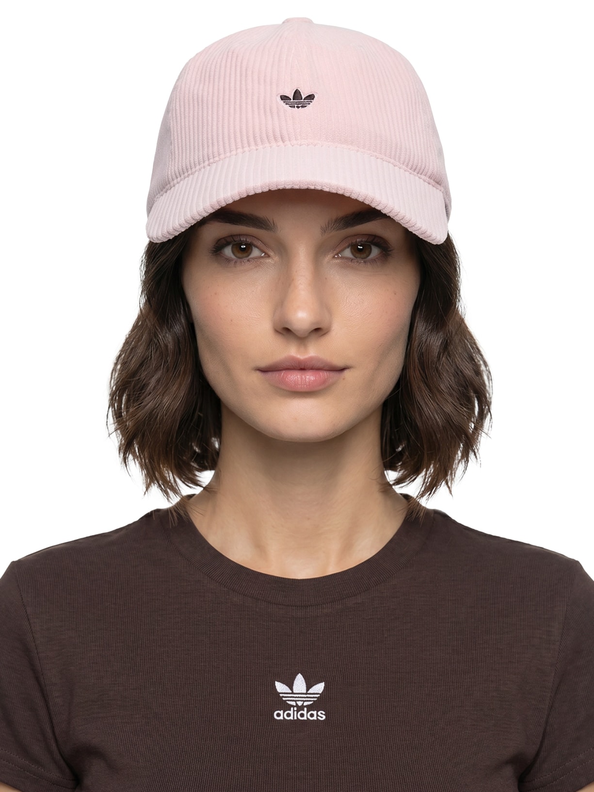 Boné Feminino Corduroy Baseball Rosa Adidas Originals