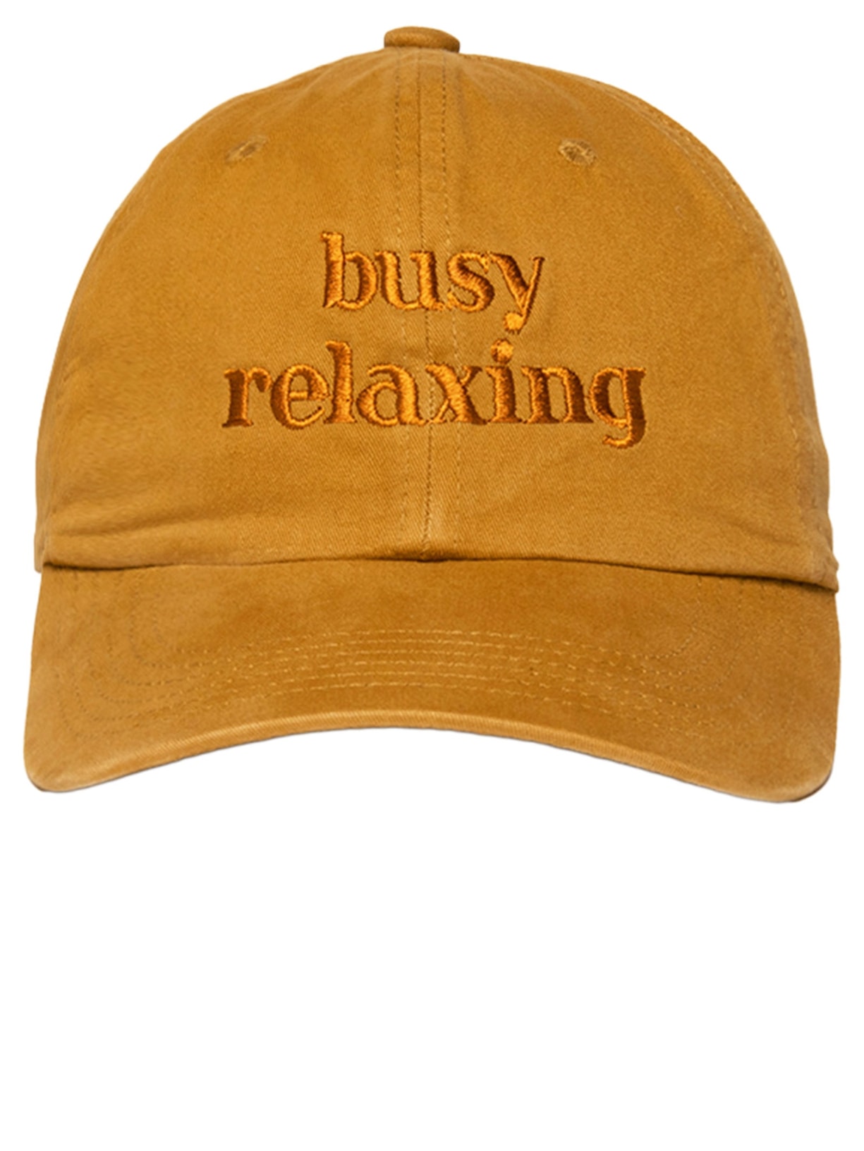 Boné Feminino Dad Hat Busy Relaxing - Marrom