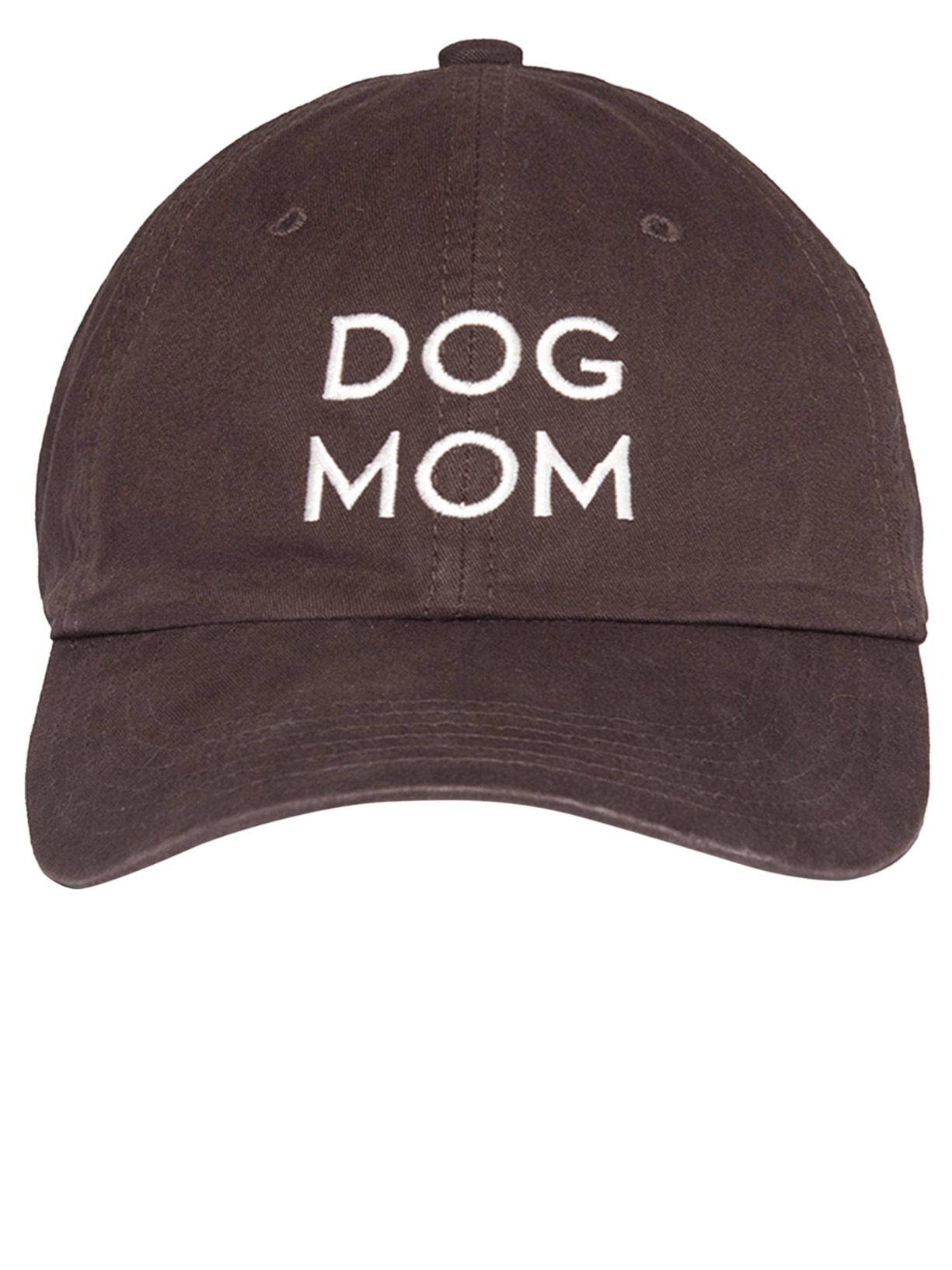 Boné Feminino Dad Hat Dog Mom - Marrom