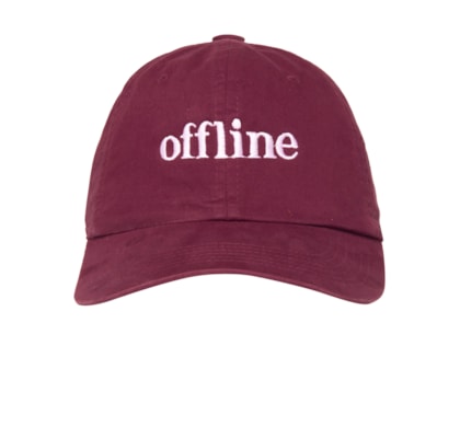 Boné Feminino Dad Hat Offline - Vinho