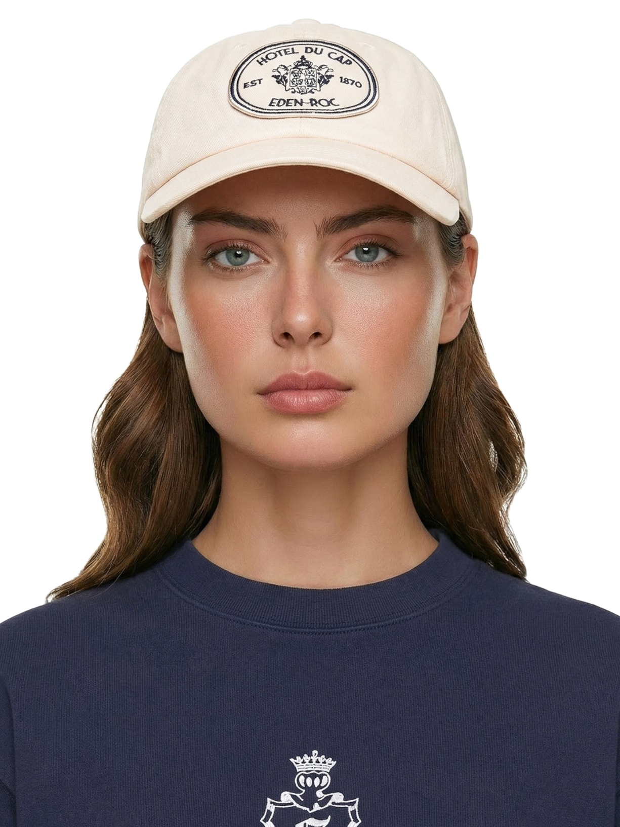 Boné Feminino Eden Crest Hat Off White Sporty & Rich