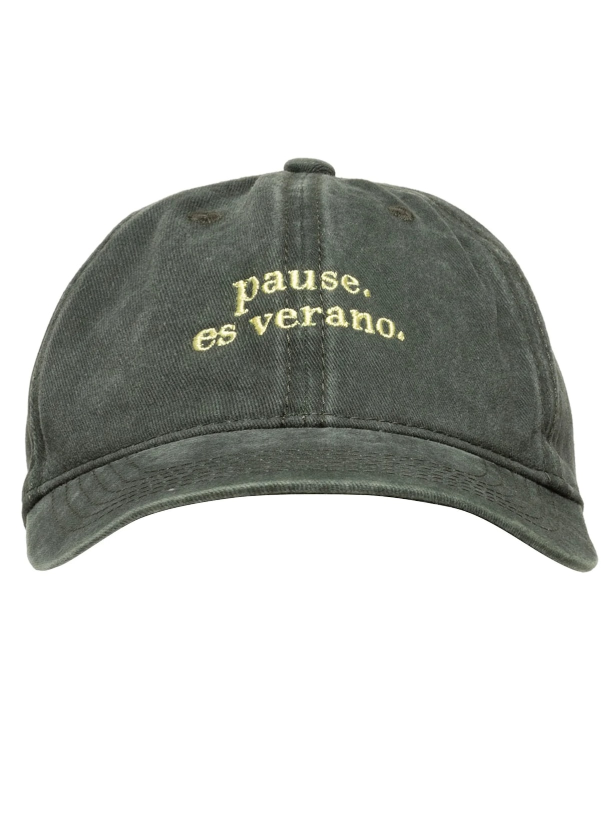 Boné Feminino Estonado Bordado Verde '2Essential