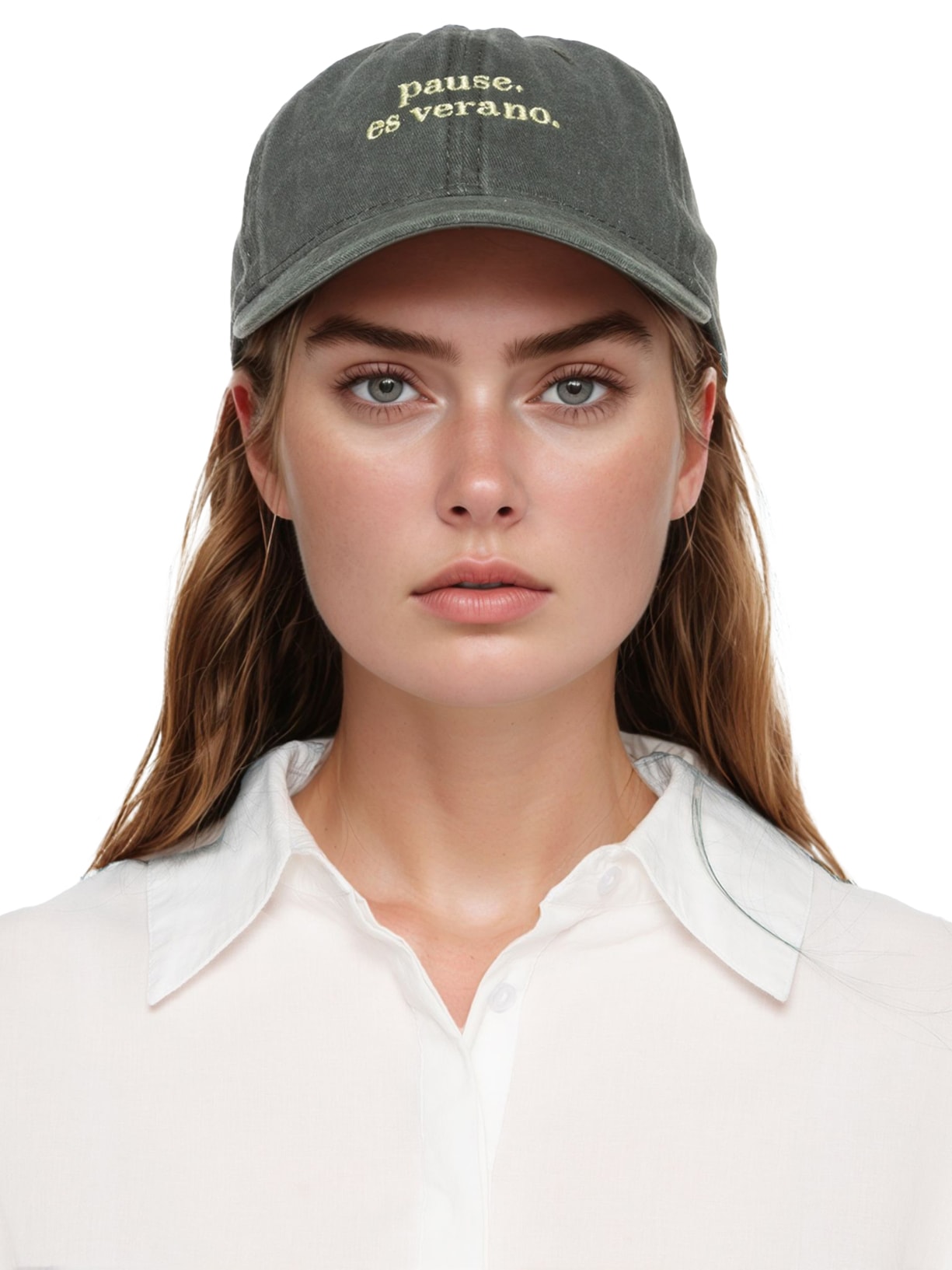 Boné Feminino Estonado Bordado Verde '2Essential