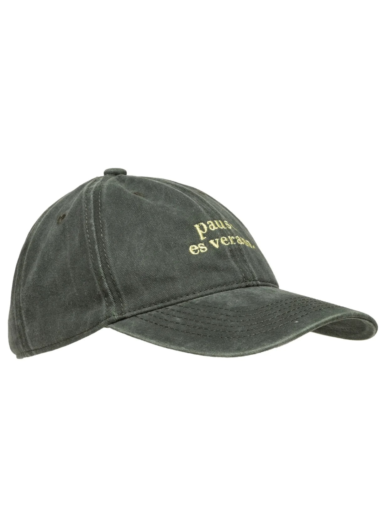 Boné Feminino Estonado Bordado Verde '2Essential