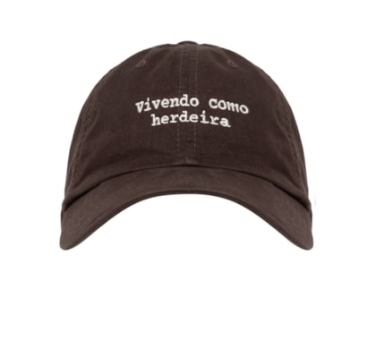 Boné Feminino Herdeira - Marrom