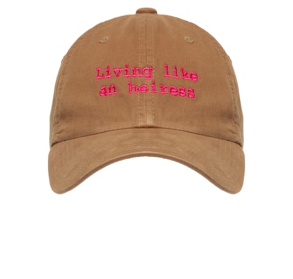 Boné Feminino Living Like an Heiress - Marrom