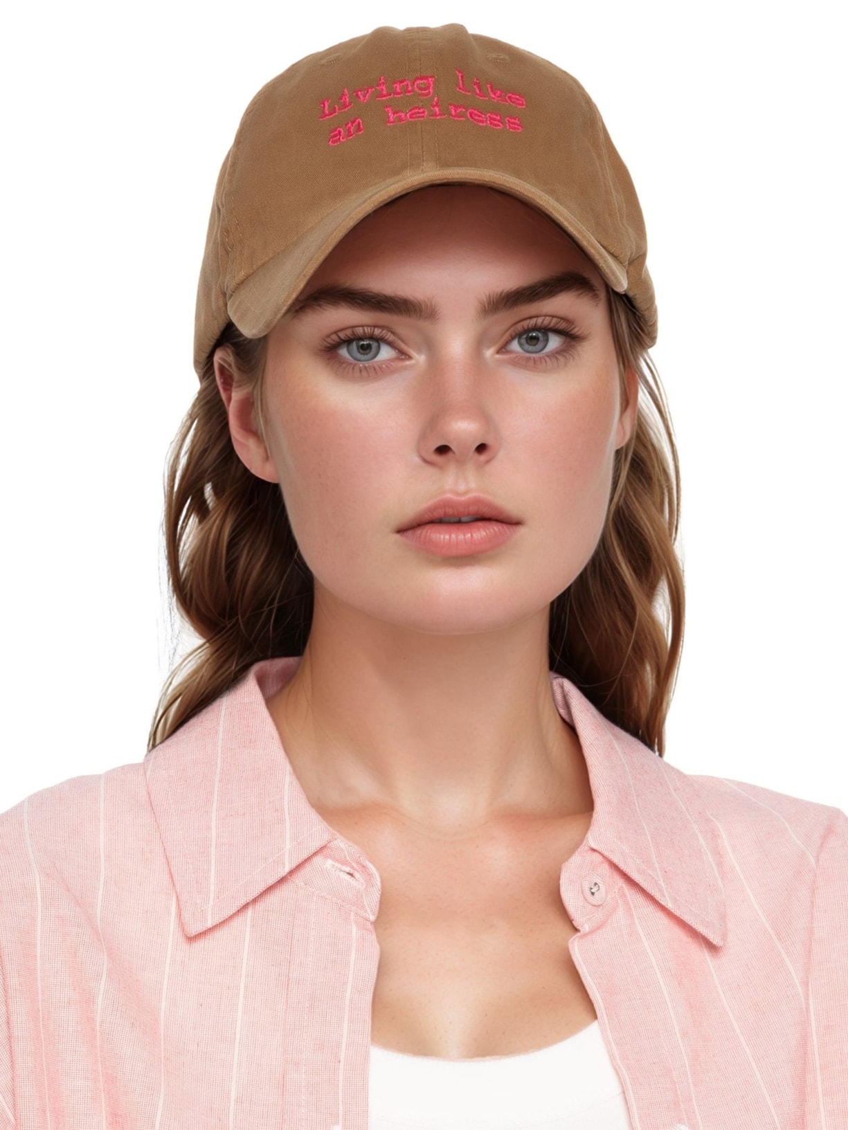 Boné Feminino Living Like an Heiress Marrom Market 33