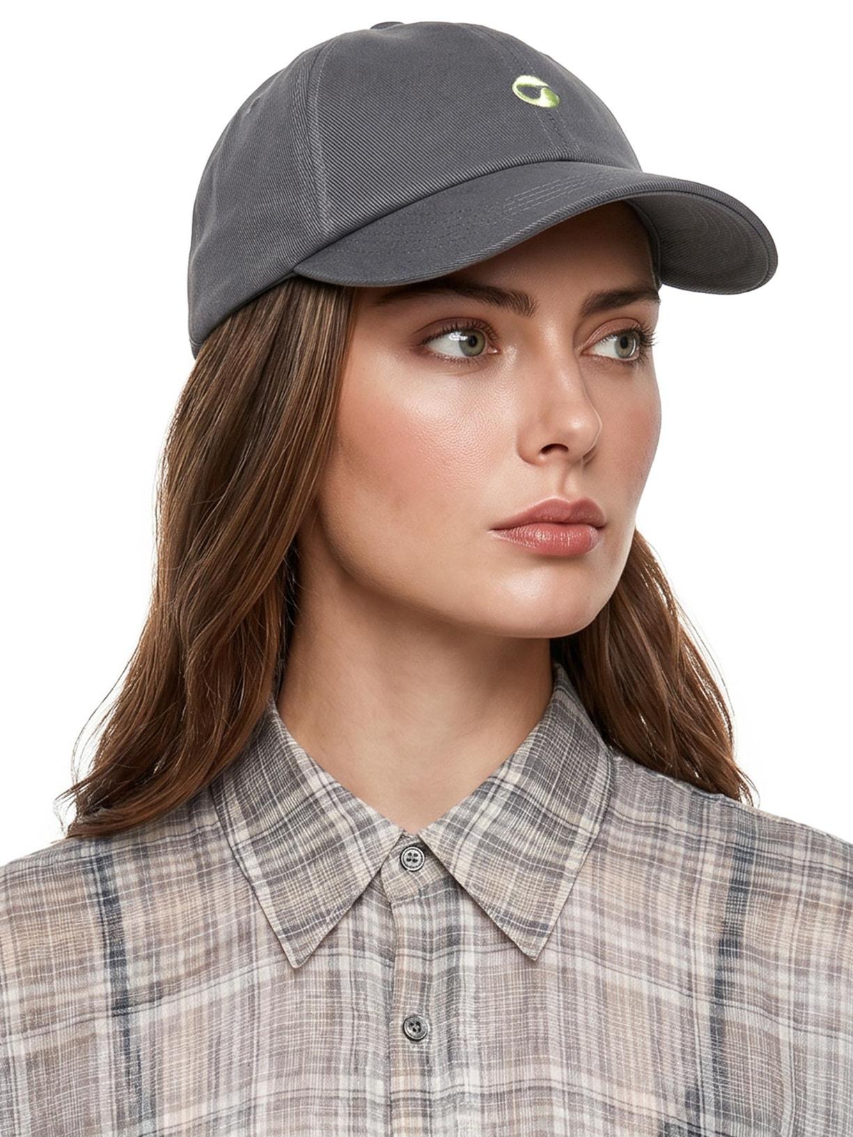 Boné Feminino Logo Cinza Coperni