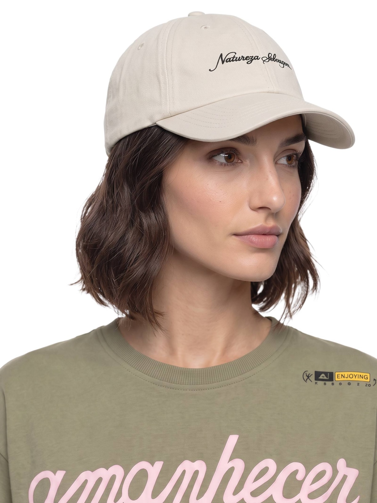 Boné Feminino Natureza Branco Triya