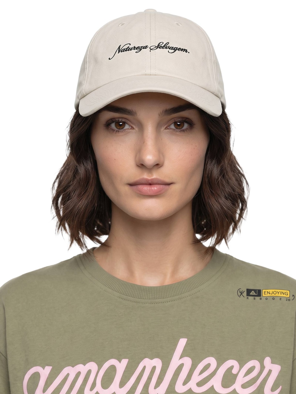 Boné Feminino Natureza Branco Triya