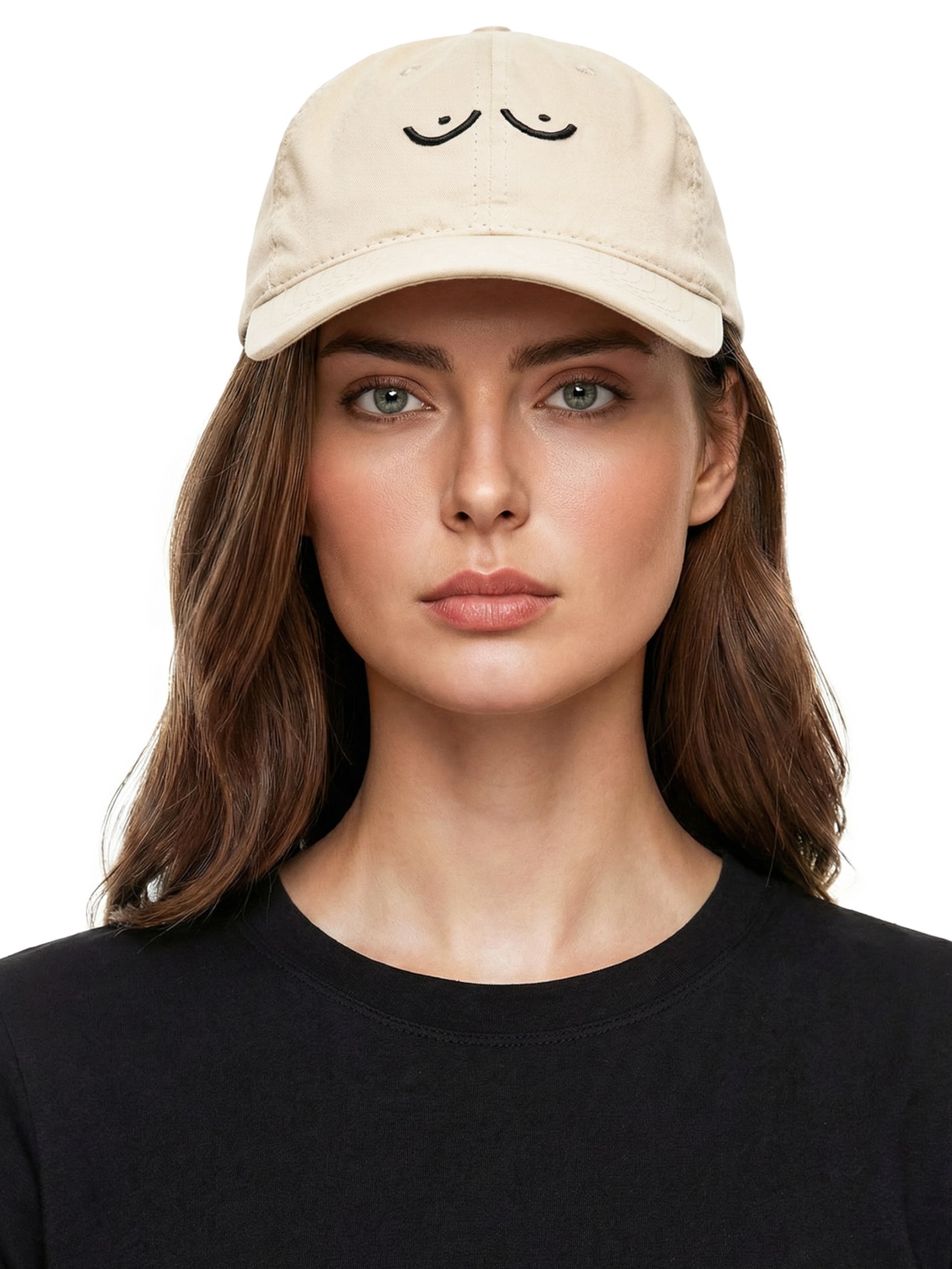 Boné Feminino Nipples Bege Sau