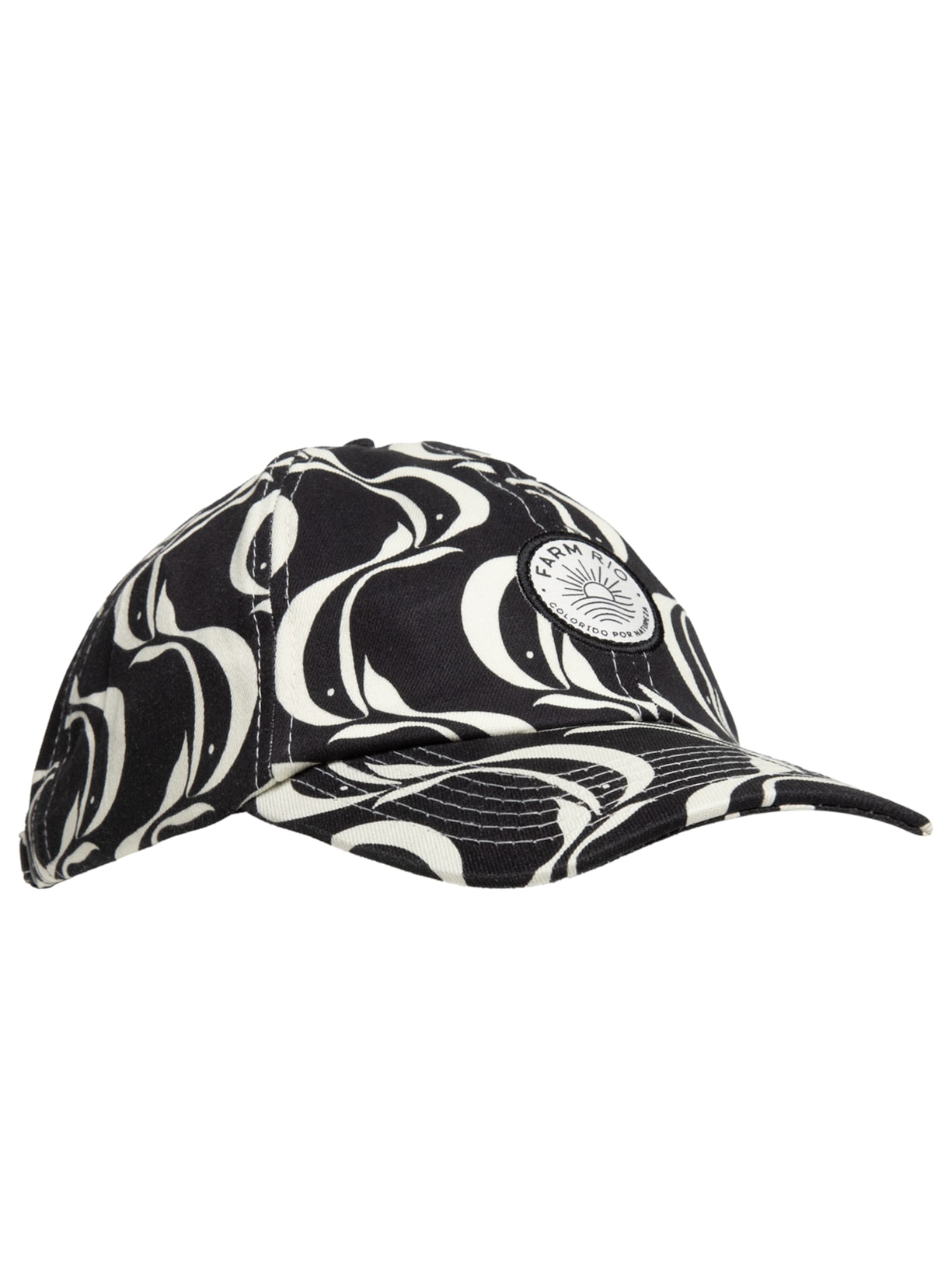 Boné Feminino Peixe Copa Preto Farm Praia
