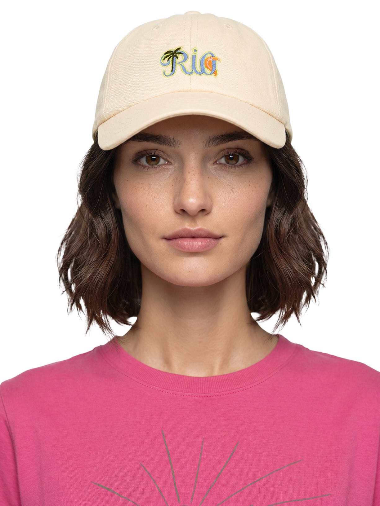 Boné Feminino Rio Tipográfico Branco Farm Etc