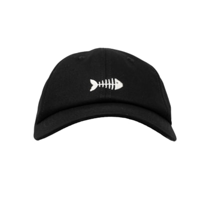 Boné Feminino Tropical Peixe - Preto