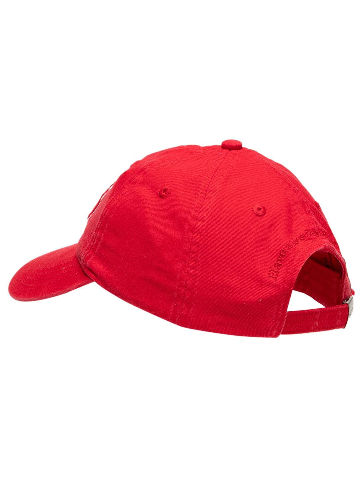 Boné Feminino Washed Cotton Canvas Cap Vermelho Ganni