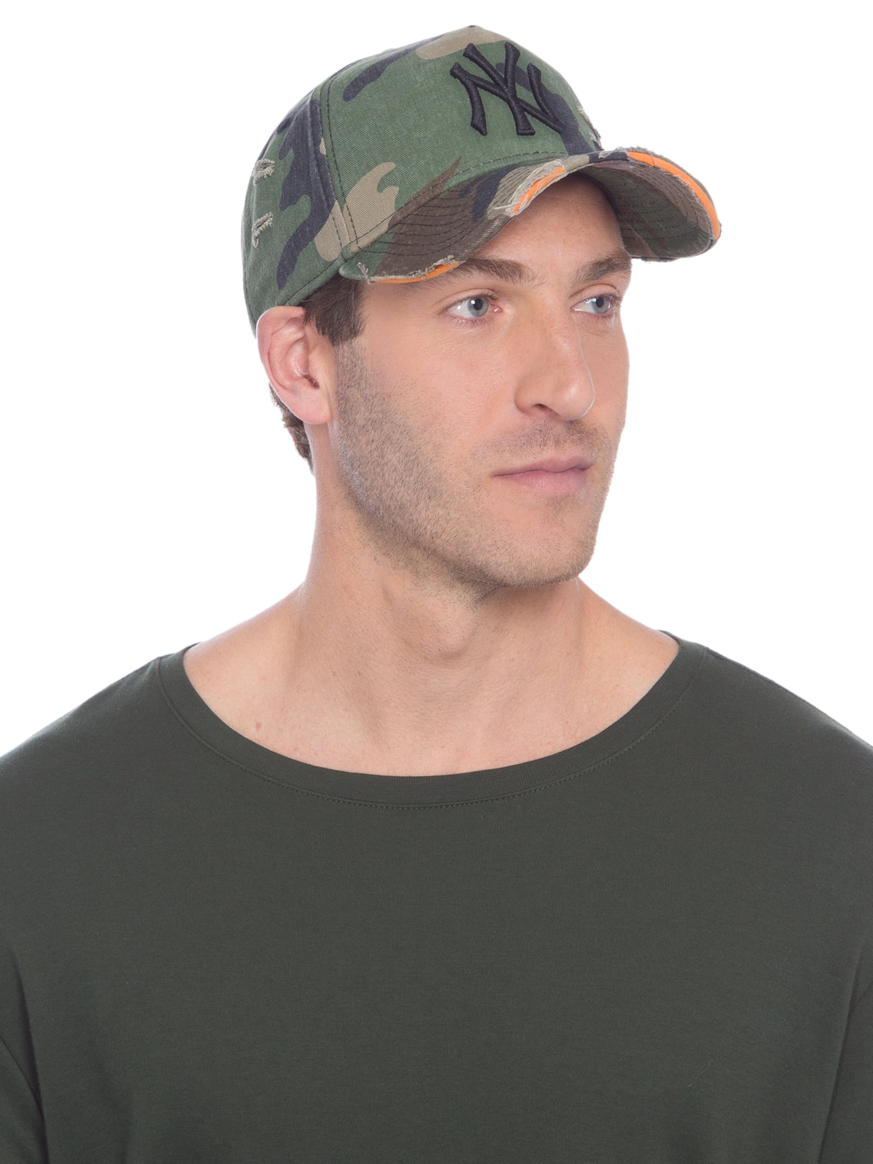 Boné Masculino 940 Cotton Damage Verde New Era