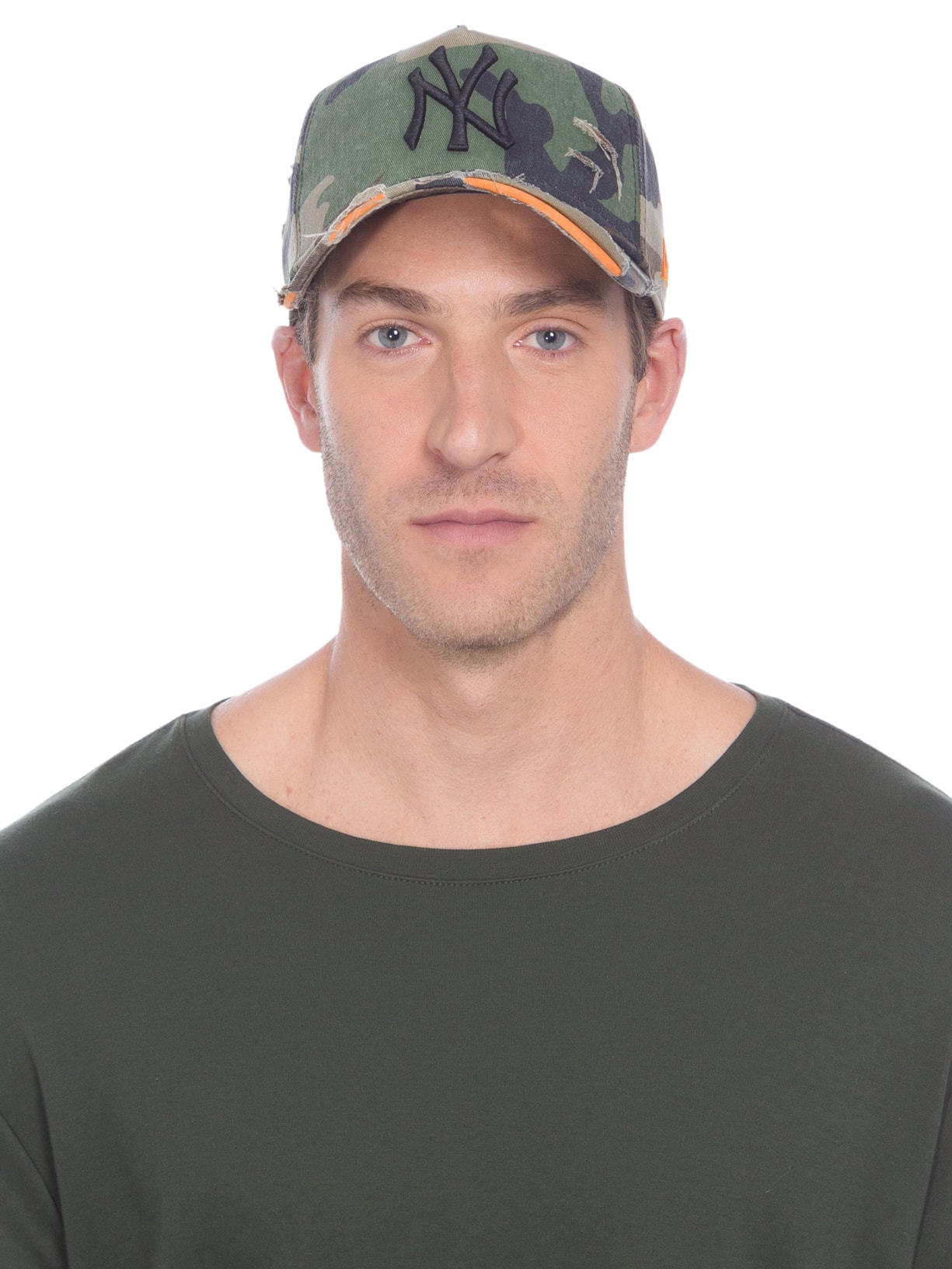 Boné Masculino 940 Cotton Damage Verde New Era
