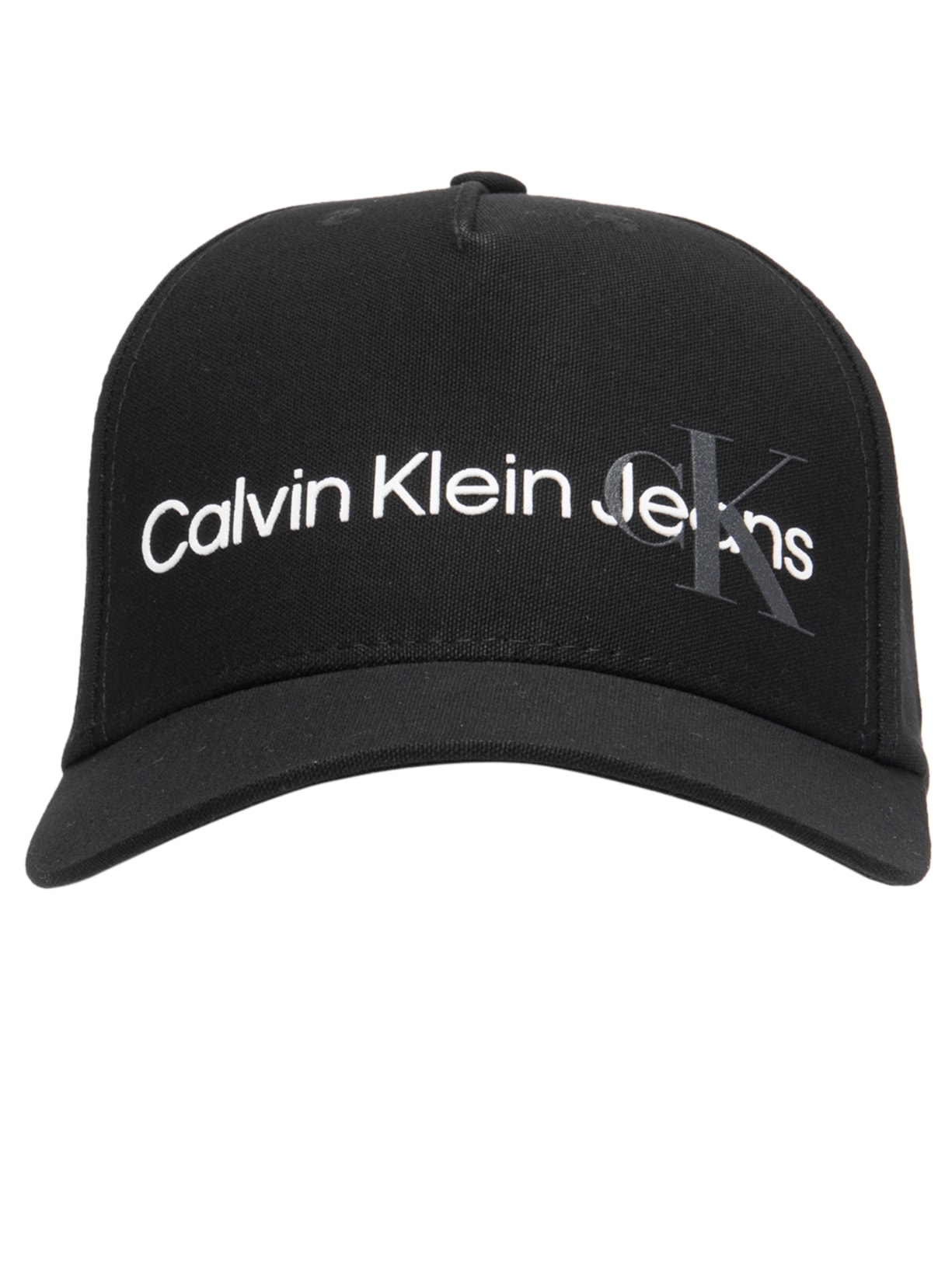 Boné Masculino Aba Curva 5 Gomos Ck Lateral - Preto