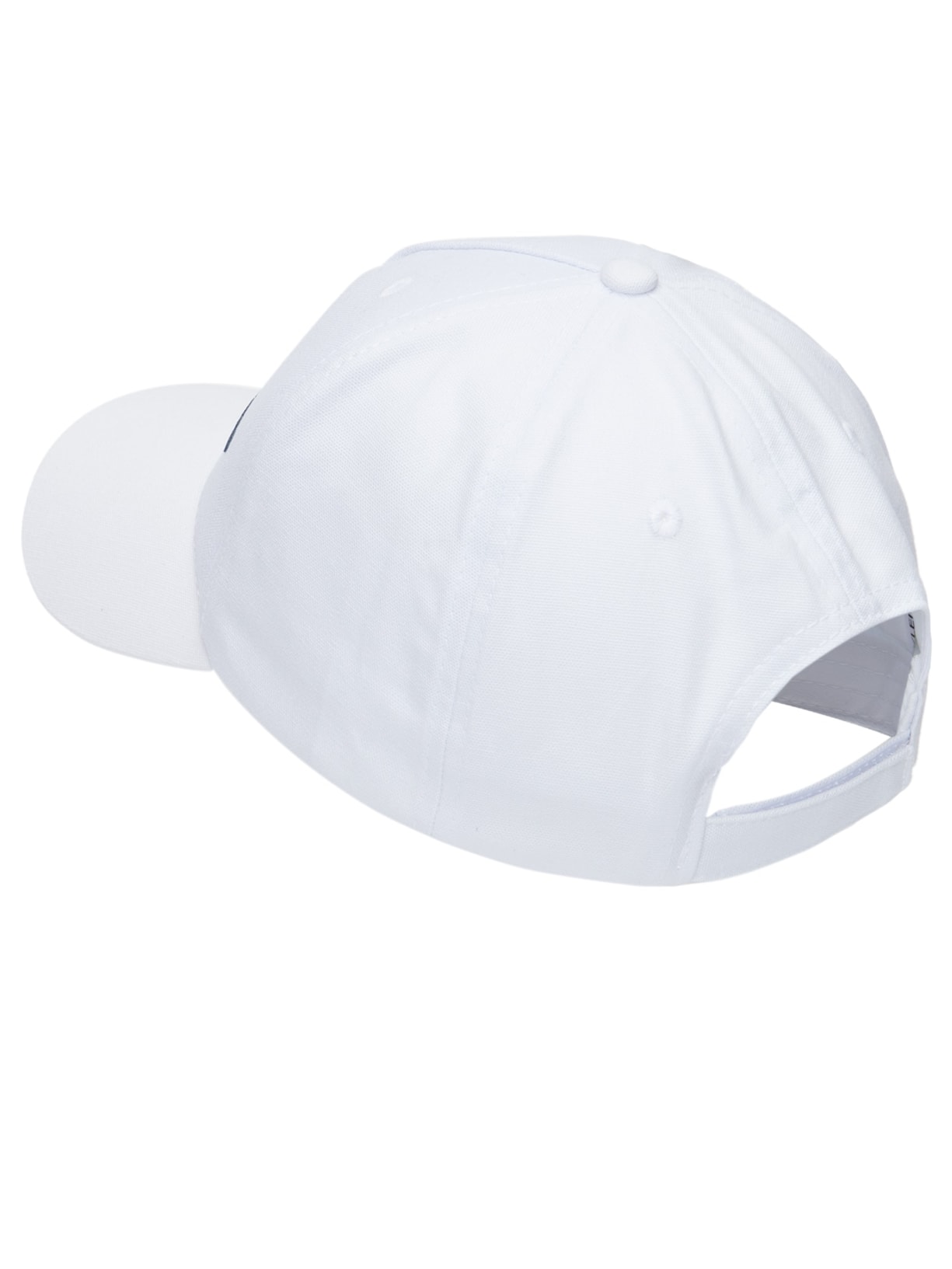 Boné Masculino Aba Curva 5 Gomos Sarja Logo Branco Calvin Klein Jeans