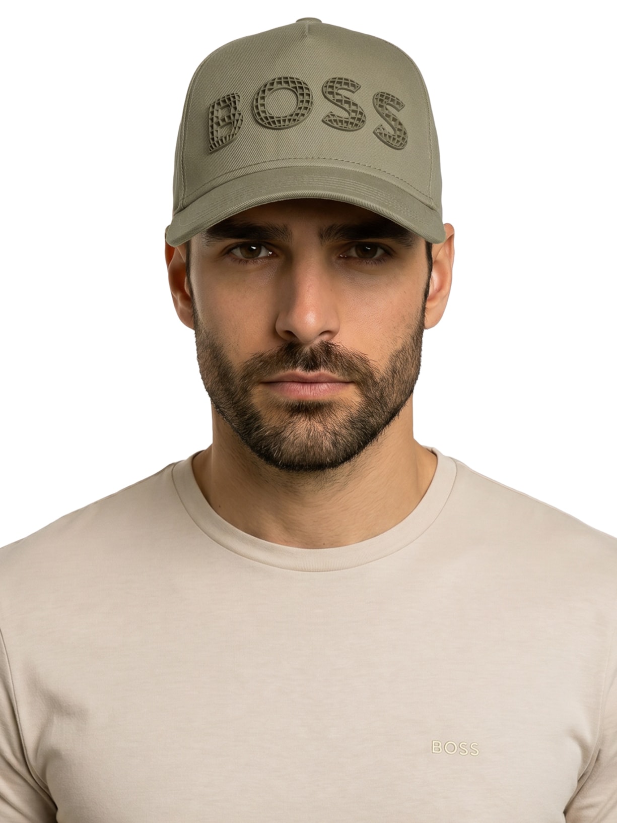 Boné Masculino Aba Curva Pyer Golf Terrace Verde Boss