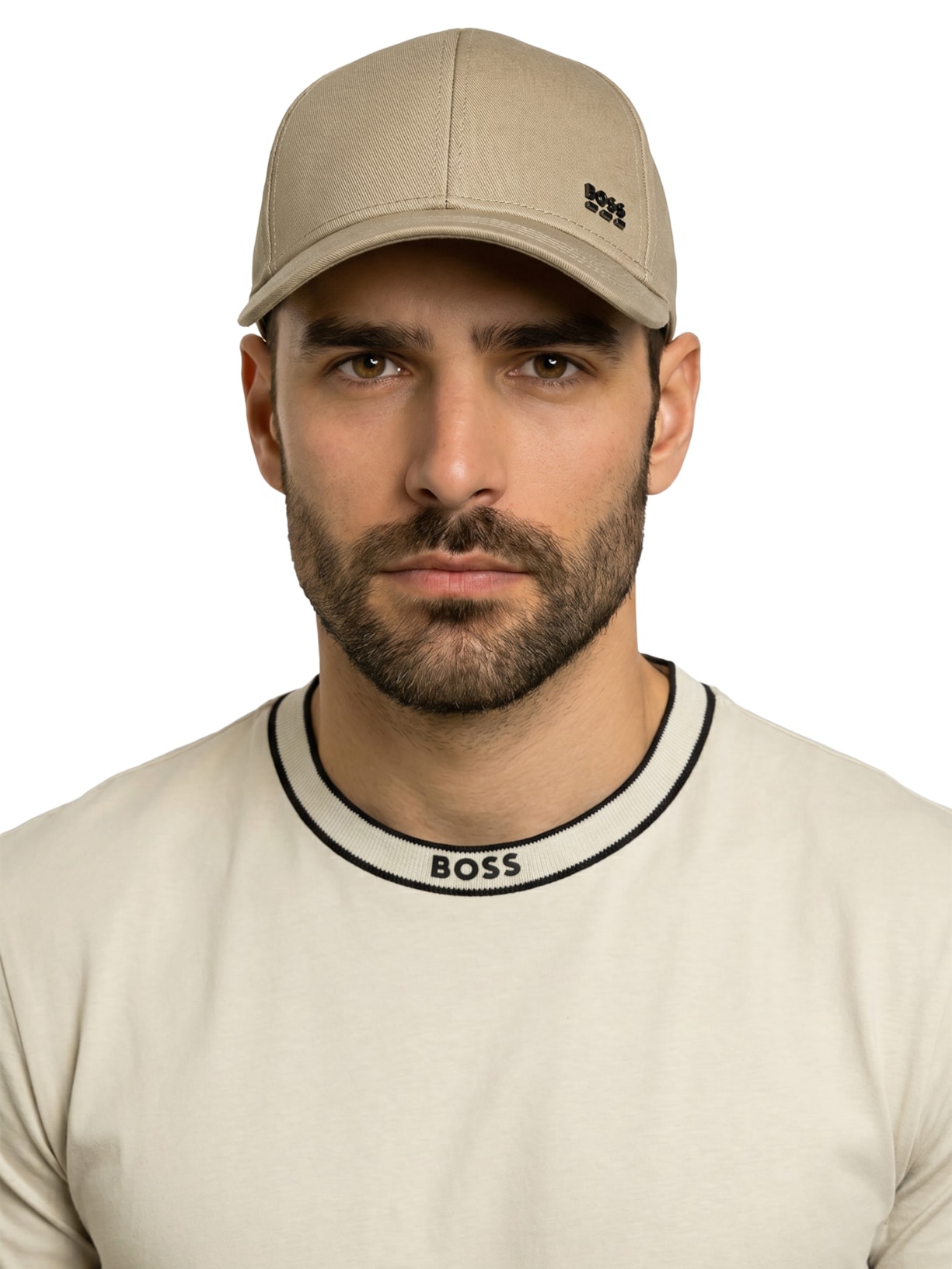 Boné Masculino Aba Curva Zed Bege Boss