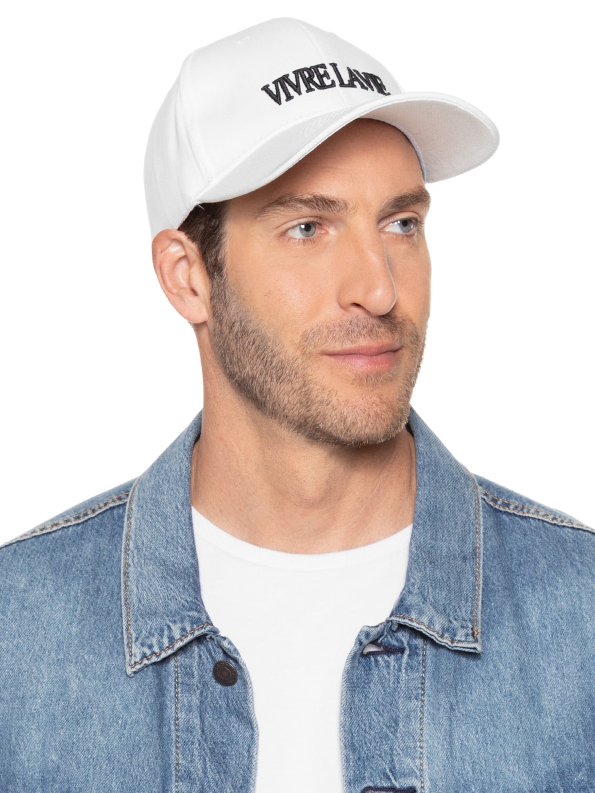 Boné Masculino Básico Vivre La Vie Branco Basiq Men