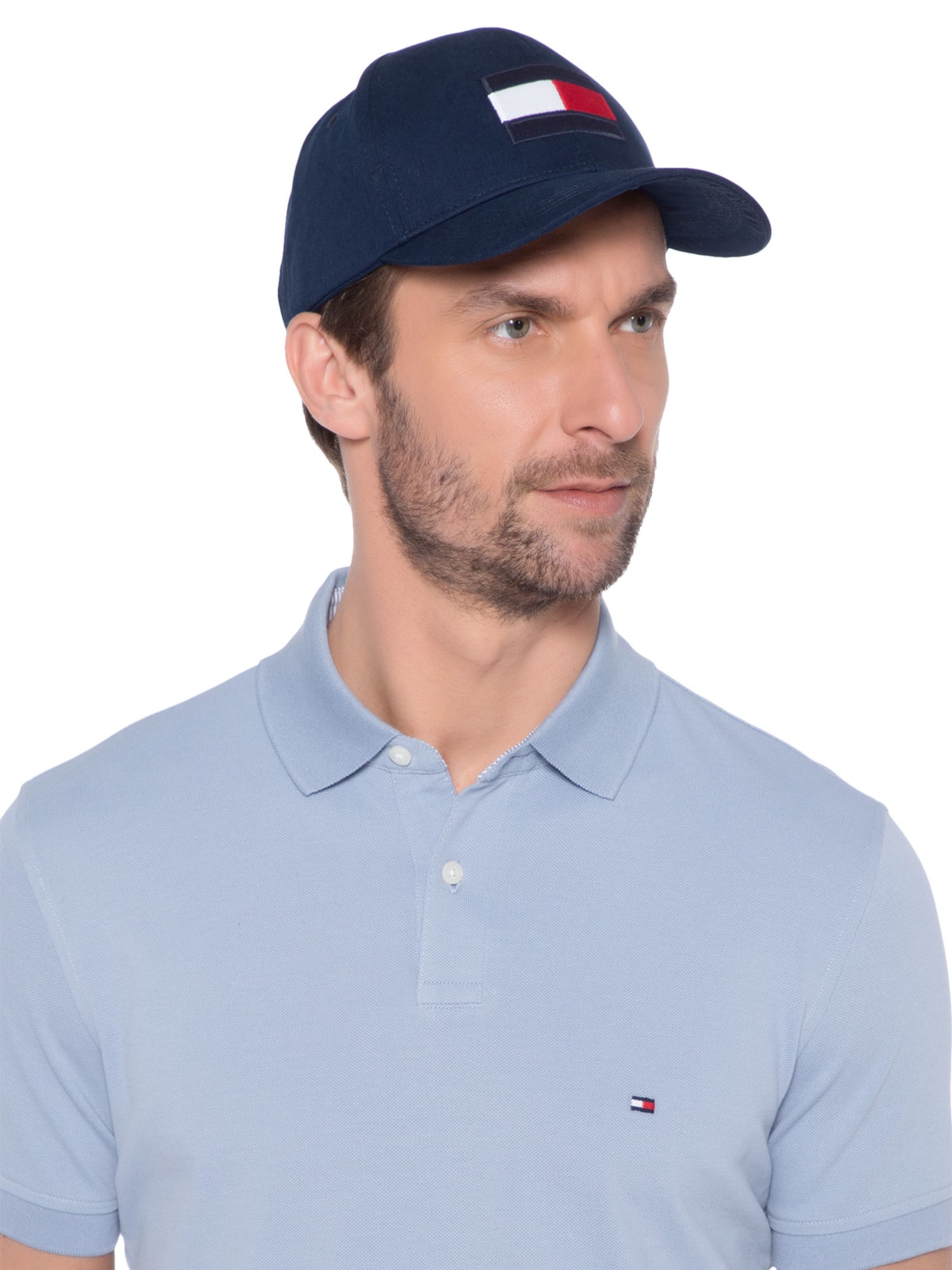 Boné Masculino Big Flag Cap Azul Tommy Hilfiger