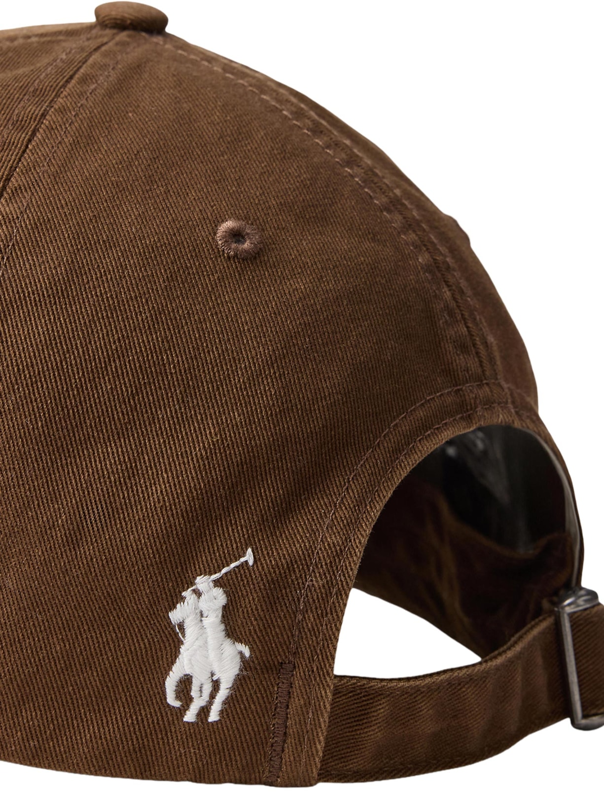 Boné Masculino Bordado Preppy Marrom Polo Ralph Lauren