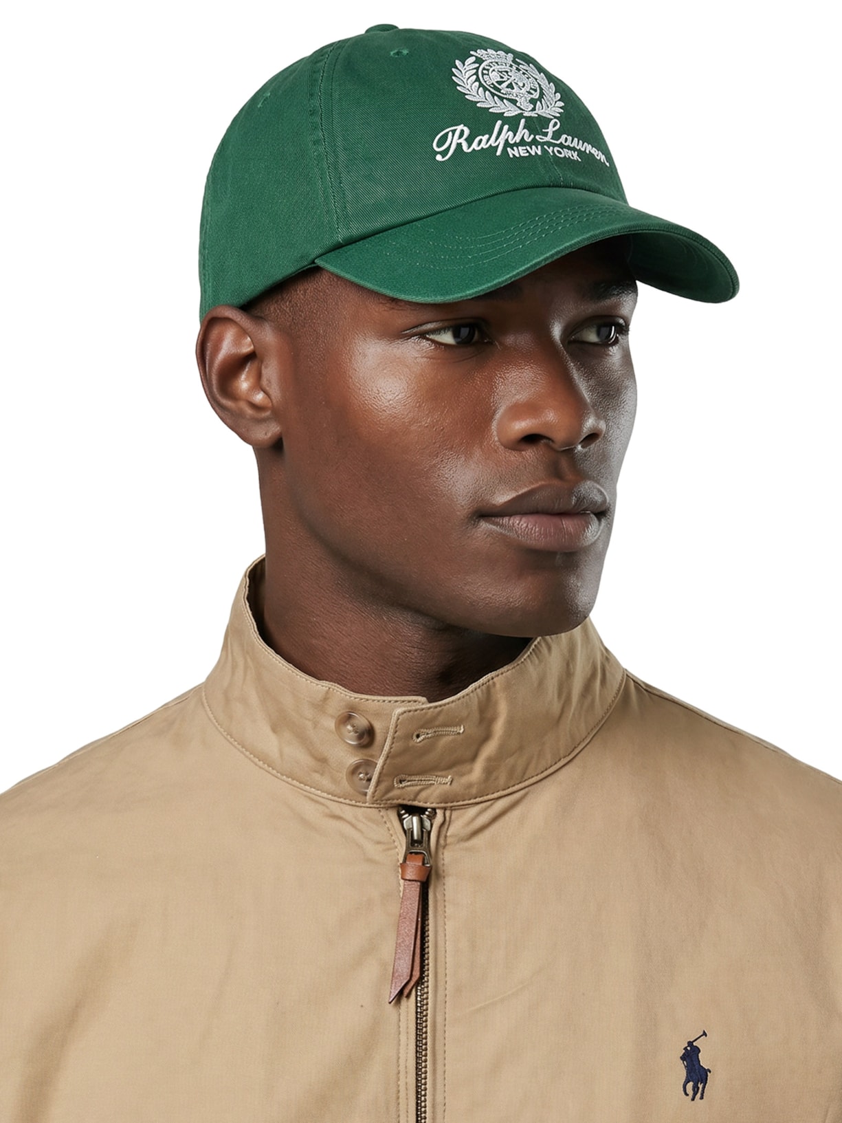 Boné Masculino Bordado Preppy Verde Polo Ralph Lauren
