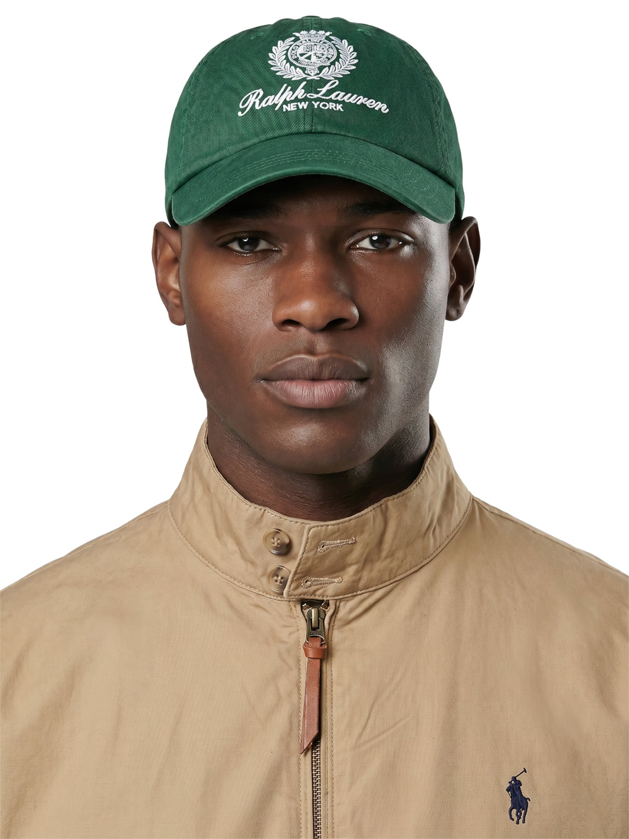 Boné Masculino Bordado Preppy Verde Polo Ralph Lauren