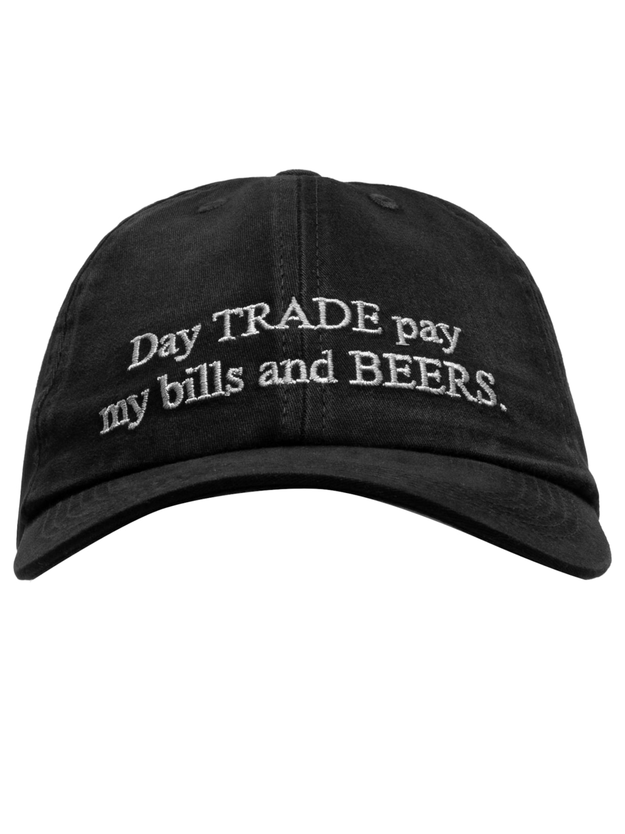 Boné Masculino Bordado Trade And Beers - Preto