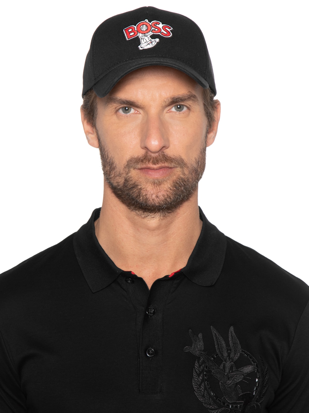 Boné Masculino Bun Lny Preto Boss