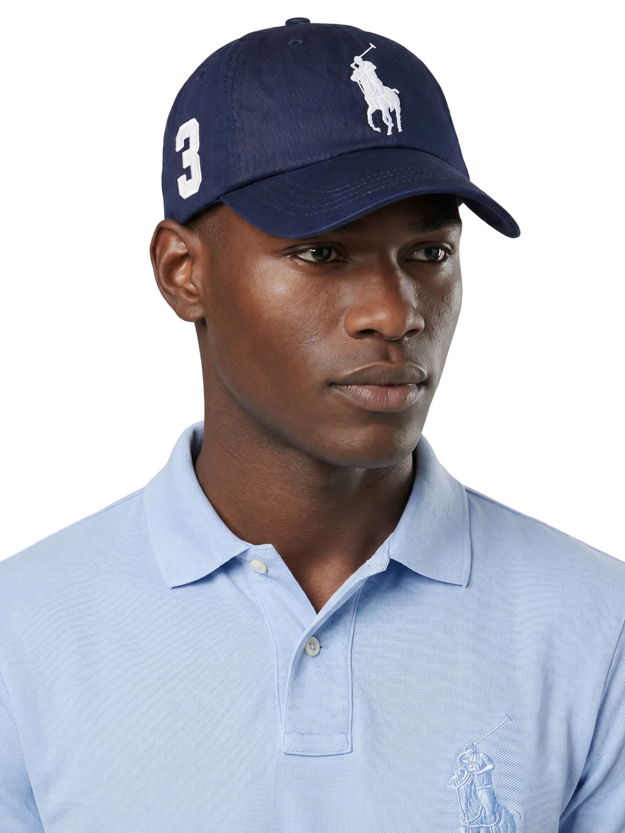 Boné Masculino Classic Sport Cap W/ Big PP Azul Polo Ralph Lauren