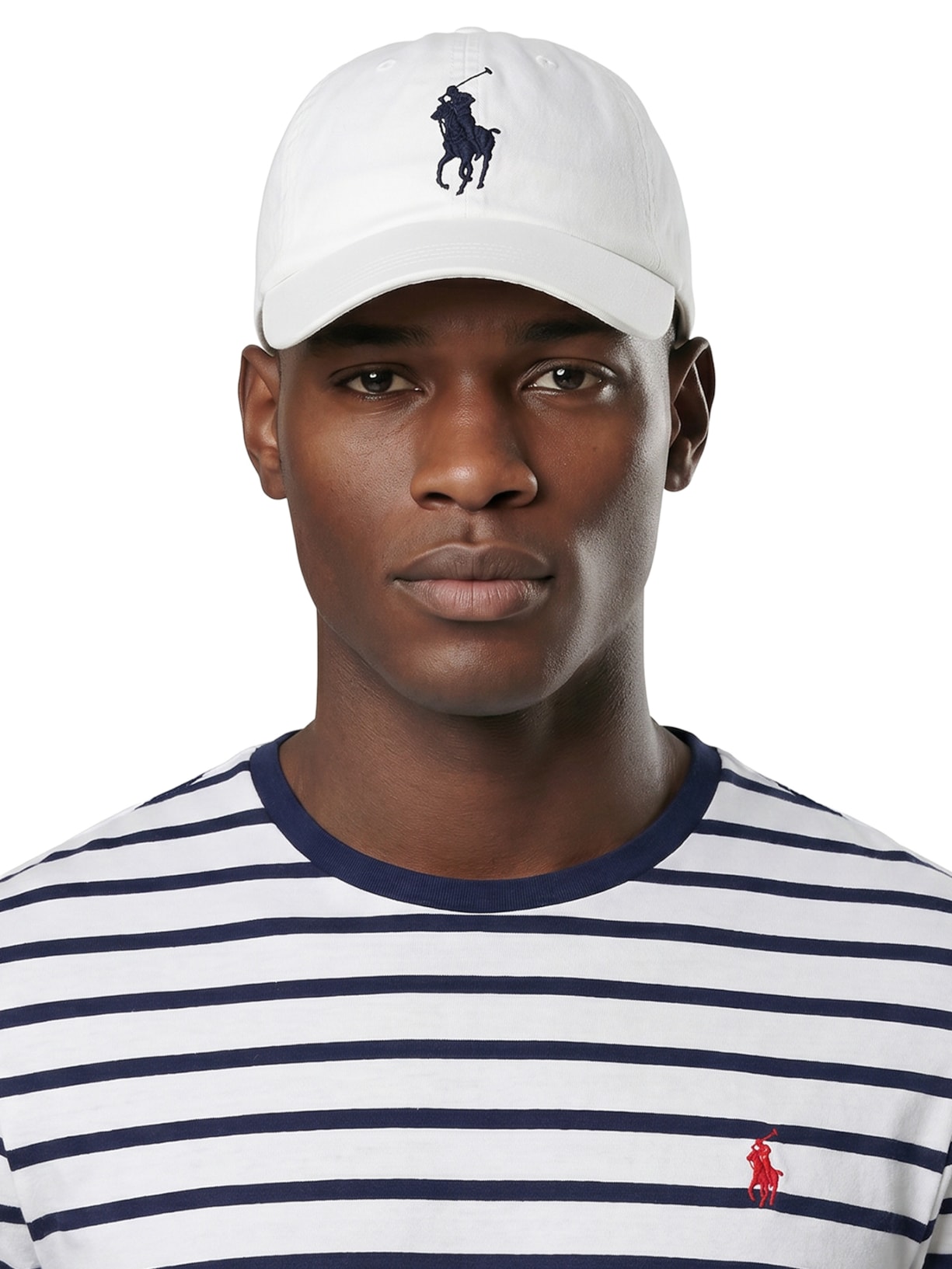 Boné Masculino Classic Sport Cap W/ Big PP Branco Polo Ralph Lauren