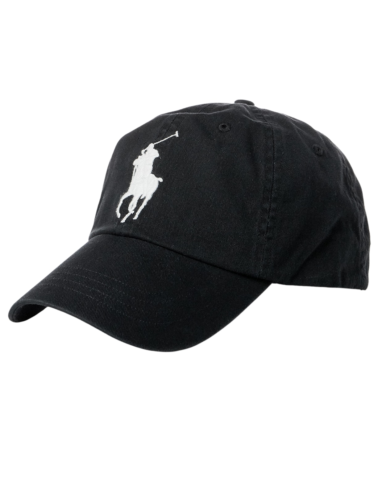 Boné Masculino Classic Sport Cap W/ Big PP Preto Polo Ralph Lauren
