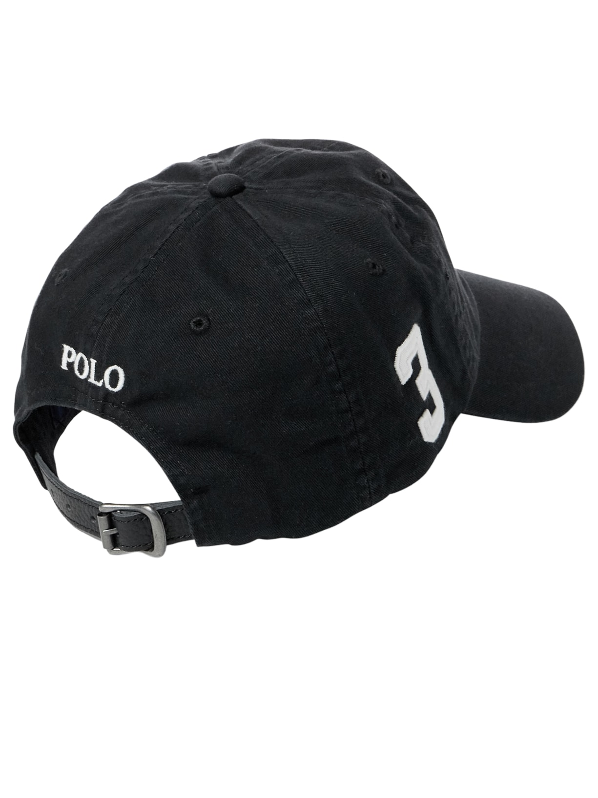 Boné Masculino Classic Sport Cap W/ Big PP Preto Polo Ralph Lauren