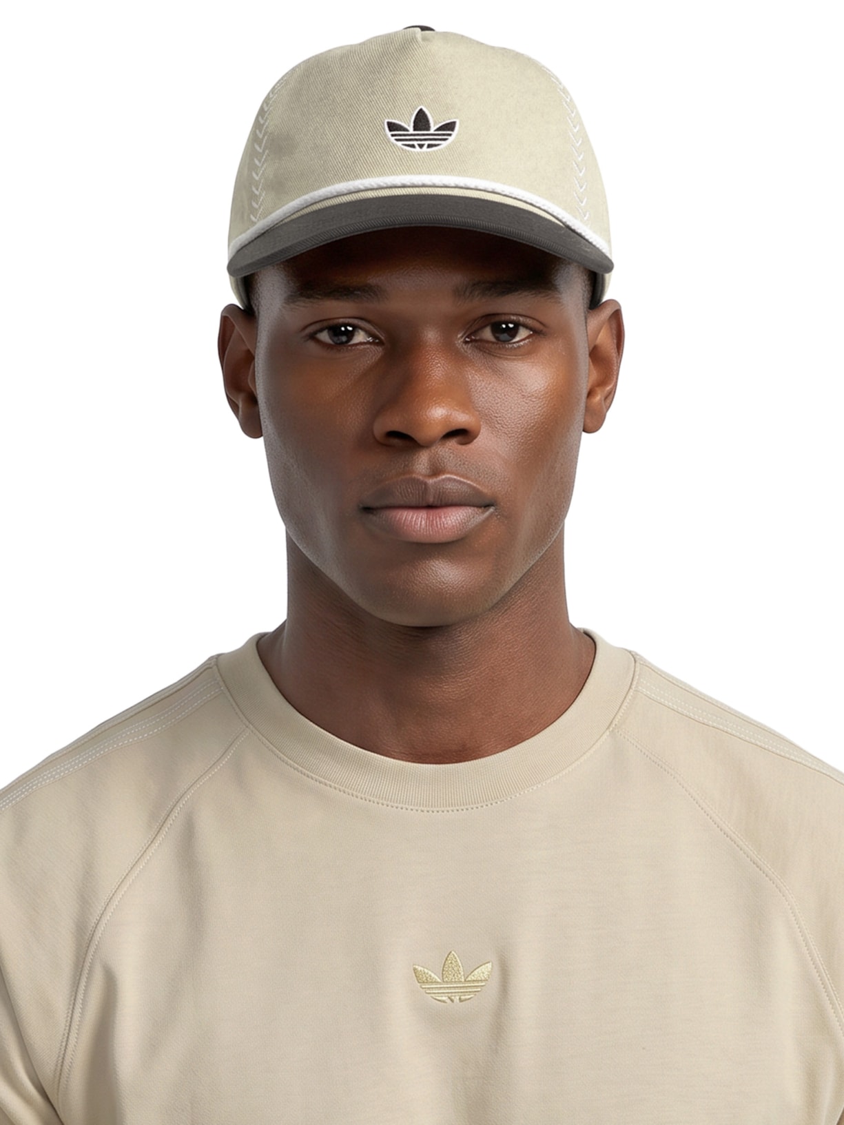 Boné Masculino Costura Classic Sport Bege Adidas Originals