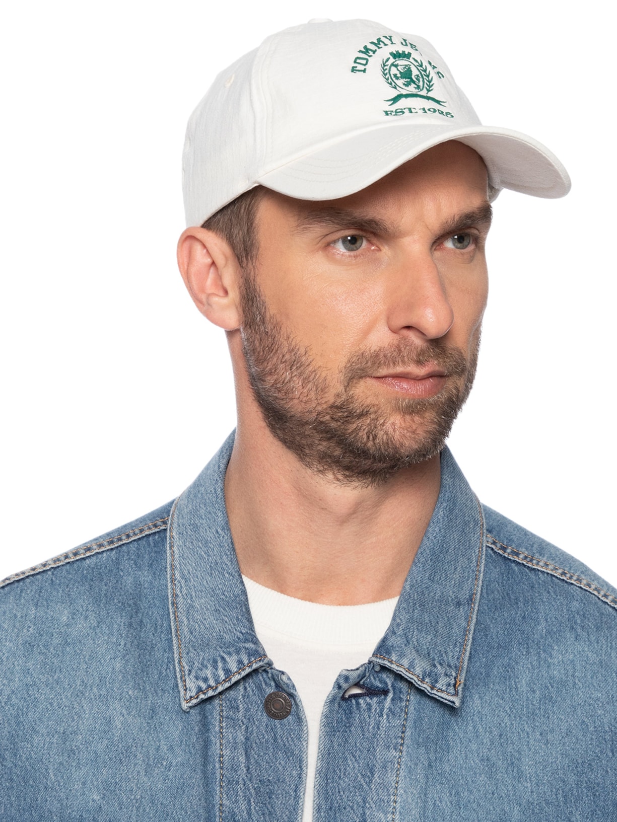 Boné Masculino Crest Branco Tommy Jeans