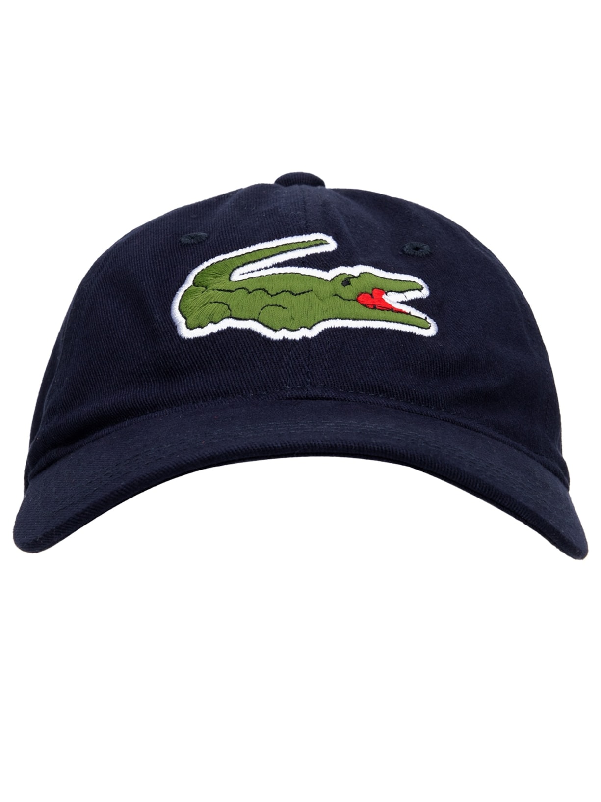 Boné Masculino Crocodilo Em Sarja De Algodão - Azul